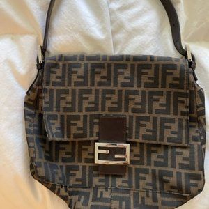 Fendi Baguette Zucca shoulder bag